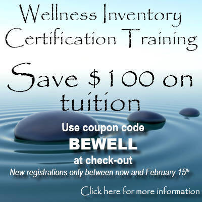 Save $100 on Wellness Inventory Certification Training
